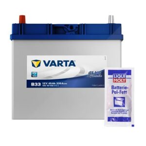 Starterbatterie BLUE dynamic 45 Ah 330 A B33+10g Pol-Fett 5451570333132