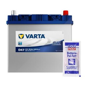 Varta  Starterbatterie 60Ah D47 + Pol-Fett 10g Honda: Legend I