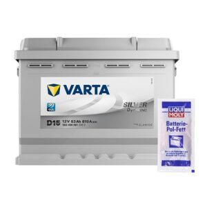 Varta Starterbatterie 63Ah D15+PolFett 10g Renault: Clio II Vw: Golf IV