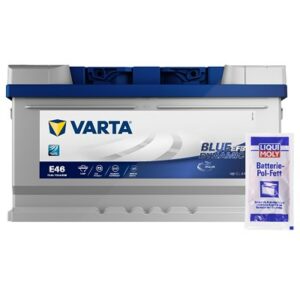 Varta Starterbatterie 75Ah 730A E46+ Pol-Fett 10g Chrysler: Voyager IV Ford: C-MAX II