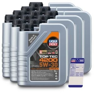 Liqui moly 12x 1 L Top Tec 4200 5W-30 + Ölwechsel-Anhänger  5440 : 3706