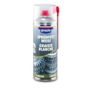 Presto  1x 400ml Sprühfett weiß  306352