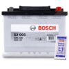 Bosch Batterie S3 005 56Ah 480A 12V+10g Pol-Fett Renault: Clio II Vw: Golf VII