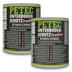 2x 1 L Unterbodenschutz Bitumen schwarz 73100