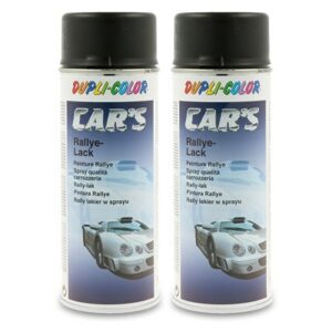 2x 400 ml CAR'S Rallye-Lack Spraydose schwarz matt 385872
