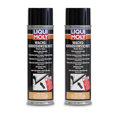 Liqui moly  2x 500ml Wachs-Korrosions-Schutz braun/  6103