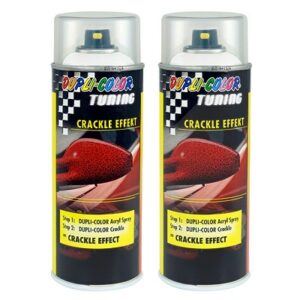 Dupli color 2x 400ml Tuning Crackle Effekt weiss 466441