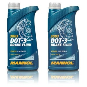 2x 500 ml Brake Fluid DOT-3 Bremsflüssigkeit MN3003-05