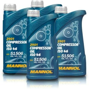 4x 1 L Compressor Oil ISO 46 MN2901-1