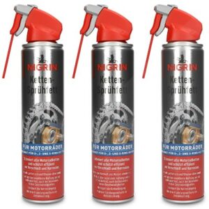 3x 400 ml MOTOR-BIKE Ketten-Sprühfett Dry Lube transparent 73888