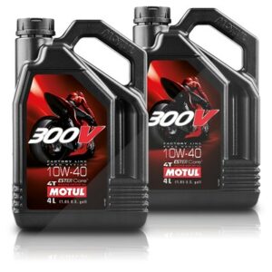 2x 4 L 300V 4T Factory Line Road Racing 10W40 Motoröl 110093