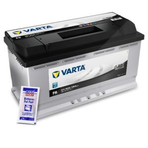 Varta  Starterbatterie 90Ah F6 + Pol-Fett 10g Chrysler: Grand Voyager V