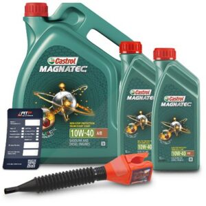 7 L MAGNATEC 10W-40 A/B + Ölwechsel-Anhänger + Einfülltrichter 15F7CA