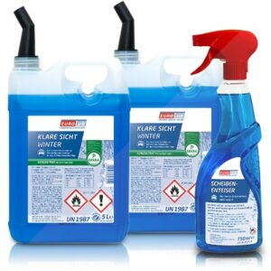 2x 5 L Scheibenfrostschutz Konzentrat+750 ml Scheibenentei 803005