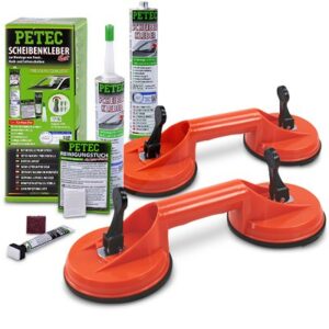 Scheibenkleber-Set inkl 2x 310ml Kartusche+2x Gummi Doppelsauger 40668718
