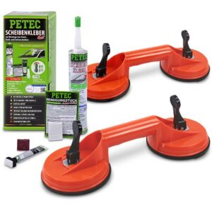 Scheibenkleber-Set+2x Gummi Doppelsauger Ø 118 mm 40668715
