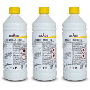 3x Reiniger Dekaclean Ultra Kunststoffflasche 1 l 9940547