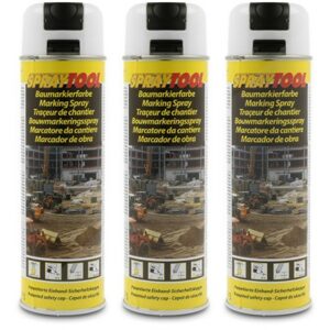 3x 500 ml Markierungsspray - Forst - Baumarkierer - weiß 289835