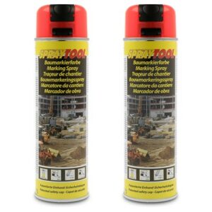 2x 500 ml Markierungsspray - Forst - Baumarkierer - neonrot 119606