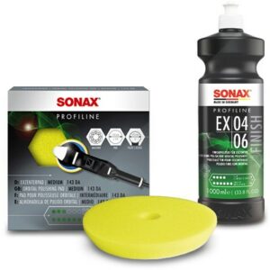 Sonax 1 L PROFILINE EX 04-06+Polierschwamm gelb 143  02423000 : 04933410