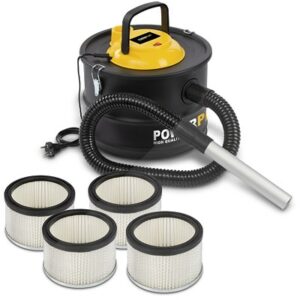 Aschesauger - 1000 W - 15 L + 5x Aschefilter Ø 149 x 90 mm 40788460