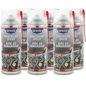 Presto 6x 400ml Starthilfe-Spray  306413