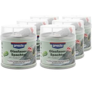 Presto  6x 1kg Glasfaserspachtel  601112