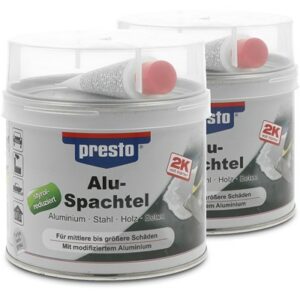 Presto 2x 1kg Alu-Spachtel 600375