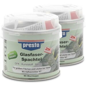 Presto  2x 250gr Glasfaserspachtel  601013