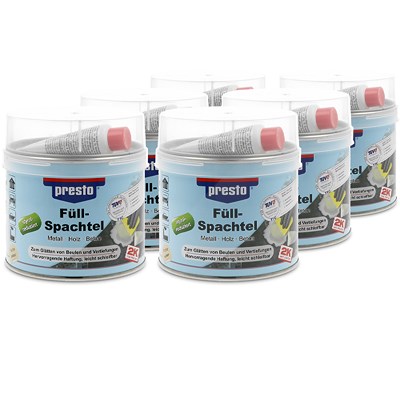 Presto 6x 1kg Füllspachtel 600115