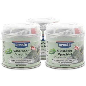 Presto  3x 250gr Glasfaserspachtel  601013