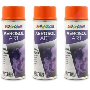 Dupli color  3x 400ml Aerosol Art RAL 2004 reinoran  732942