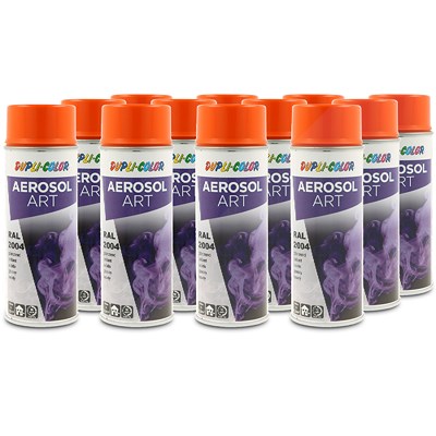 Dupli color  12x 400ml Aerosol Art RAL 2004 reinora  732942