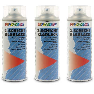 Dupli color 3x 400ml 2-Schicht-Klarlack 191695