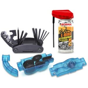 Fahrrad Multitool 15 in 1+E Bike Kettenspray+Reinigungsgerät 40792652