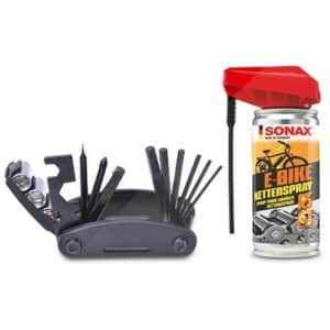 Fahrrad Multitool 15 in 1 + E Bike Kettenspray 40792651