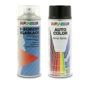400 ml Auto-Color Lack schwarz glänzend 0-0550 + 400ml 2-Schicht- 40436788