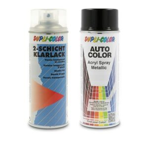 400 ml Auto-Color Lack grau metallic 70-0730 + 400ml 2-Schicht-Kl 40436781