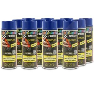 Dupli color 12x 400ml Sprayplast blau glänzend 412752