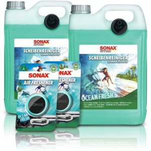 2x 5 L ScheibenReiniger Ocean-fresh+2x Lufterfrischer Ocean-fresh 40698108