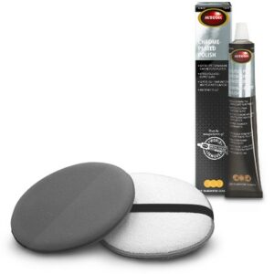 75 ml Politur verchromte Kunststoffe + Hand Polierpad Ø 20 cm Set 40830651