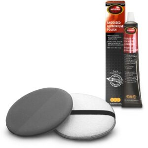 75 ml Politur für eloxiertes Aluminium+Hand Polierpad Ø 20 cm Set 40830648