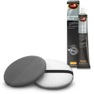 75 ml Aluminium Politur + Hand Polierpad Ø 20 cm Set 40830649