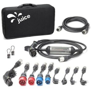 JUICE BOOSTER 2 inkl. 9 Adapter+Verlängerungskabel 5m+2x Schloss EL-JB2G4