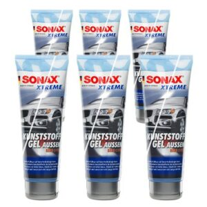 Sonax 6x 250ml XTREME KunststoffGel Außen NanoPro 02101410