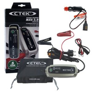 Ctek  MXS 3.8 + 12V Schnellverbinder  CTEK056-263 : CTEK056-309