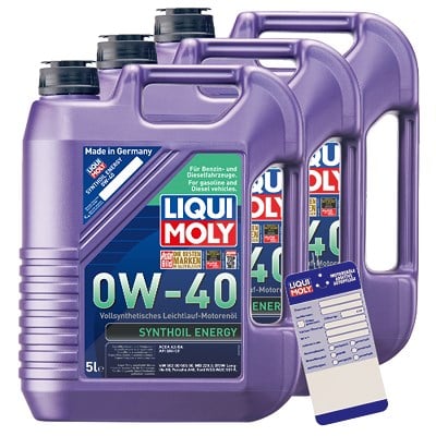 Liqui moly  15 L Synthoil Energy 0W-40 + Anhänger  5440 : 1361