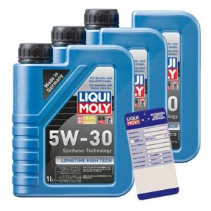 Liqui moly 3x 1 L Longtime High Tech 5W-30 + Ölw.-Anhänger  1136 : 5440