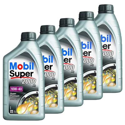 Mobil  5x 1 L Super 2000 X1 10W-40  MO150562