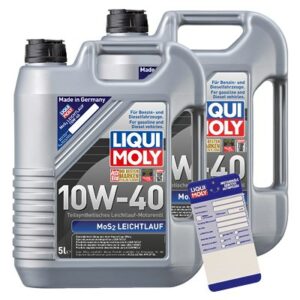 Liqui moly  10 L MoS2 Leichtlauf 10W-40 + Anhänger  1092 : 5440